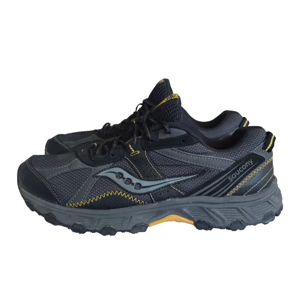 Saucony Men's Grid Raptor TR S25283-1 Gray Running Shoes Sneakers Size 9.5